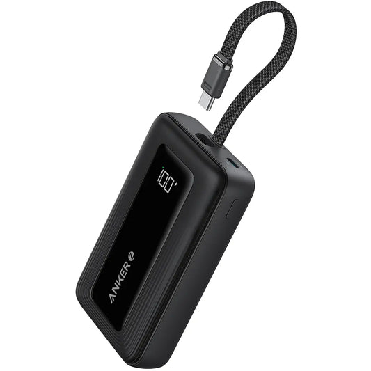 Vanjska baterija Anker Zolo, 10000mAh, 30W, QC + PD, 1 x USB-A - 2 x USB-C, Crna