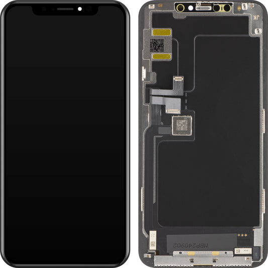 Zaslon s dodirnim ekranom JK za Apple iPhone 11 Pro Max, s okvirom, OLED verzija, crni