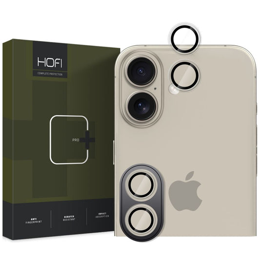 Zaštitna folija za stražnju kameru HOFI CamRing PRO+ za Apple iPhone 16 Plus / 16, Kaljeno staklo, Prozirna