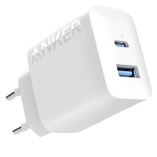 Punjač Anker 312, 20W, 3A, 1 x USB-A - 1 x USB-C, Bijeli A2348G21