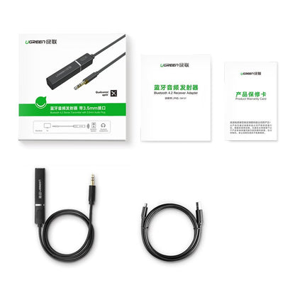 Bluetooth transmiter UGREEN CM107, AUX, Crni